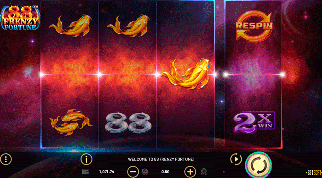 Геймплей 88 Frenzy Fortune